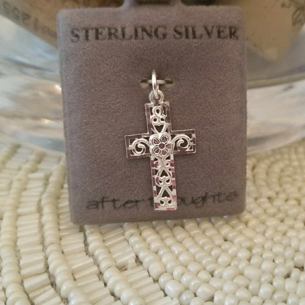 Sterling Silver Cross Charm
